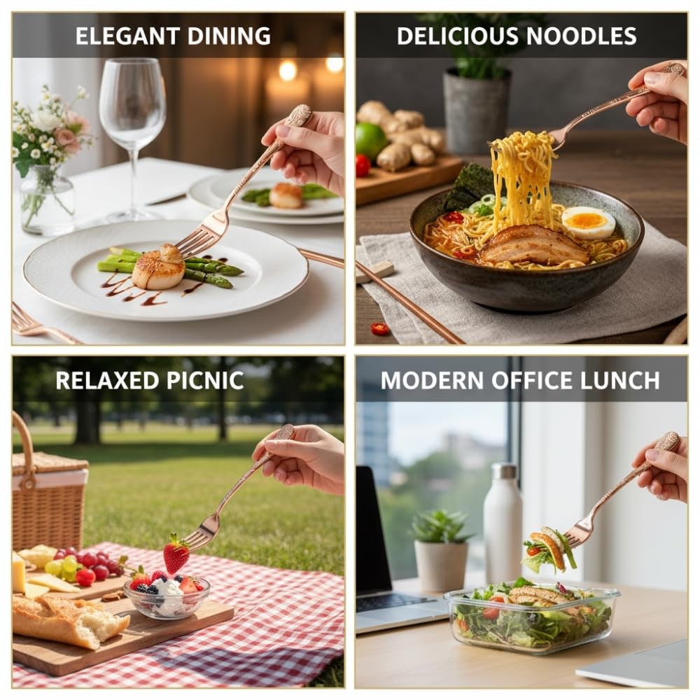 Dinner Fork Floral Design