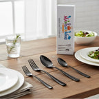 Black Mirror Indian cutlery set, rust resistant stainless steel, a perfect wedding, housewarming, corporate and festival gift