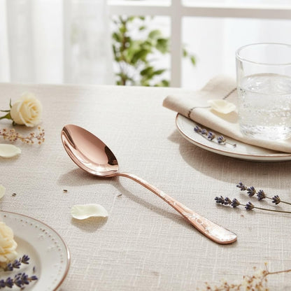 Dinner Spoon Floral Design