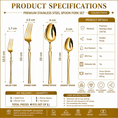 Essential Cutlery Set Elegant Design