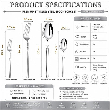 Essential Cutlery Set Elegant Design