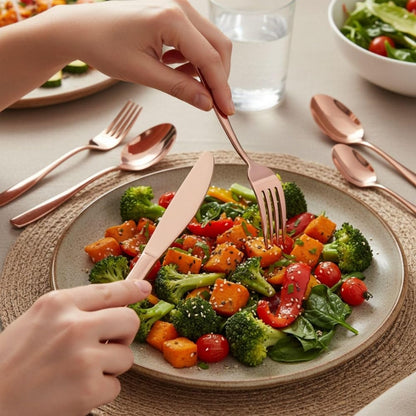 Premium Cutlery Set Mirror Design