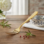 Gold Mirror fork set, rust resistant stainless steel, a perfect wedding, housewarming, corporate and festival gift
