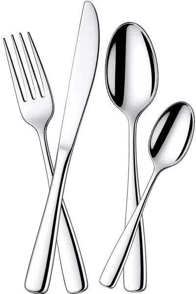 Silver Royal Cutlery Set Mirror Design