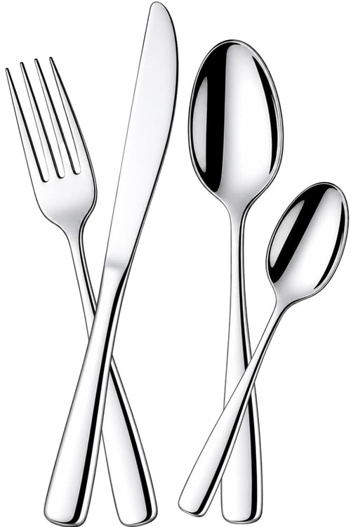 Silver Royal Cutlery Set Mirror Design
