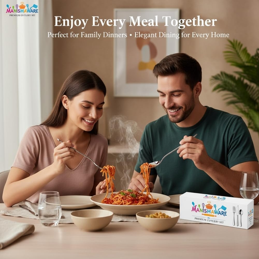 Essential Cutlery Set Hammer Design