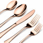 Premium Cutlery Set Mirror Design