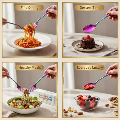 Essential Cutlery Set Floaral Design