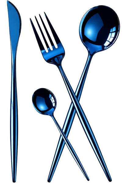 Blue Royal Cutlery Set Slim Design