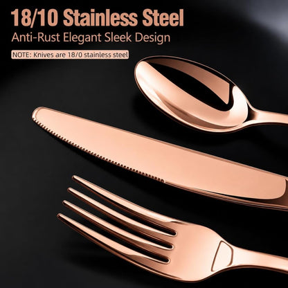 Premium Cutlery Set Mirror Design