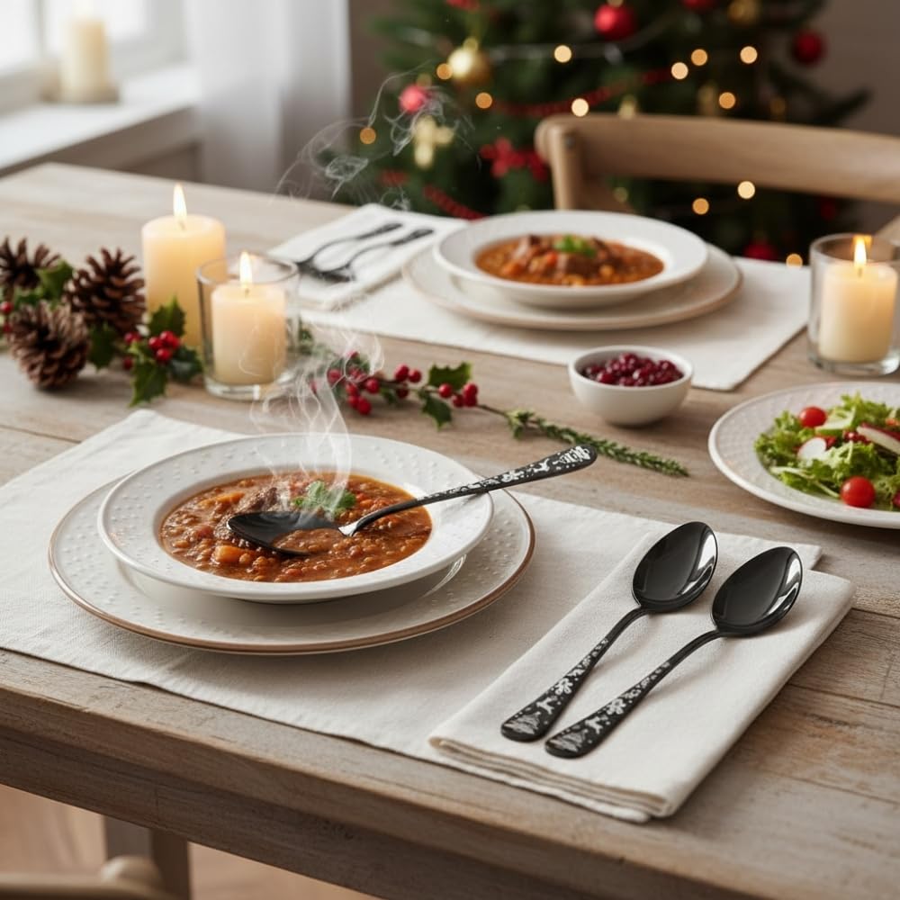 Manishaware Christmas Stainless Steel Cutlery Set