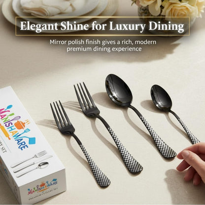 Essential Cutlery Set Checker Design