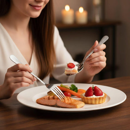 Dinner Fork Spoon Checker Design