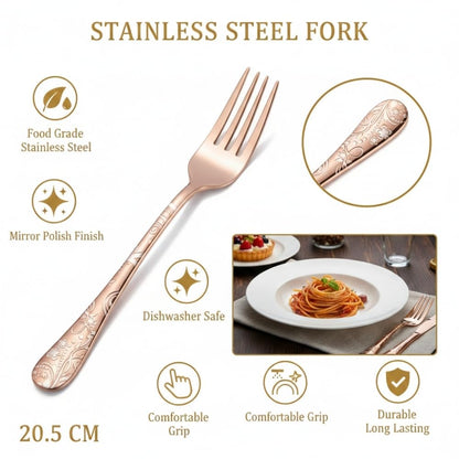 Dinner Fork Floral Design