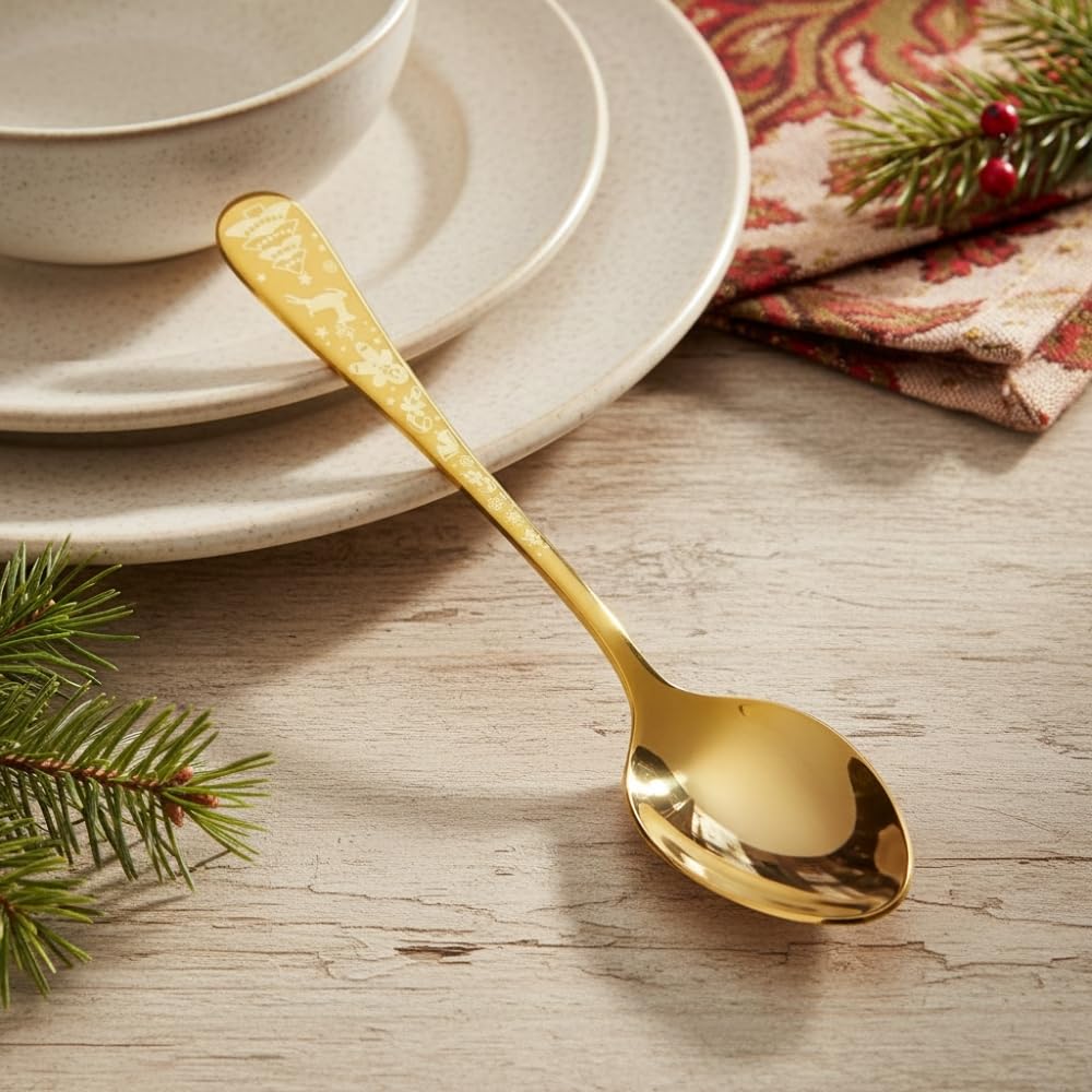 Dinner Spoon Festive Design