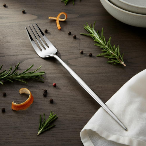Silver Dinner Fork Slim Design