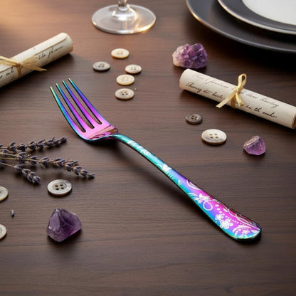 Dinner Fork Floral Design