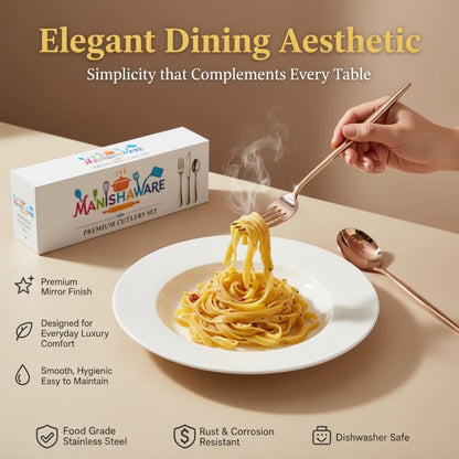 Essential Cutlery Set Slim Design
