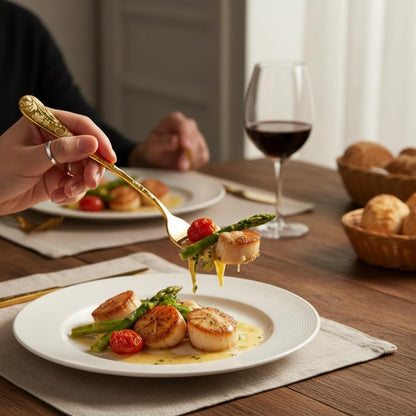 Dinner Fork Floral Design