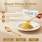 Gold Mirror stainless steel Indian cutlery set, 20 Pcs, a perfect wedding, housewarming, corporate and festival gift