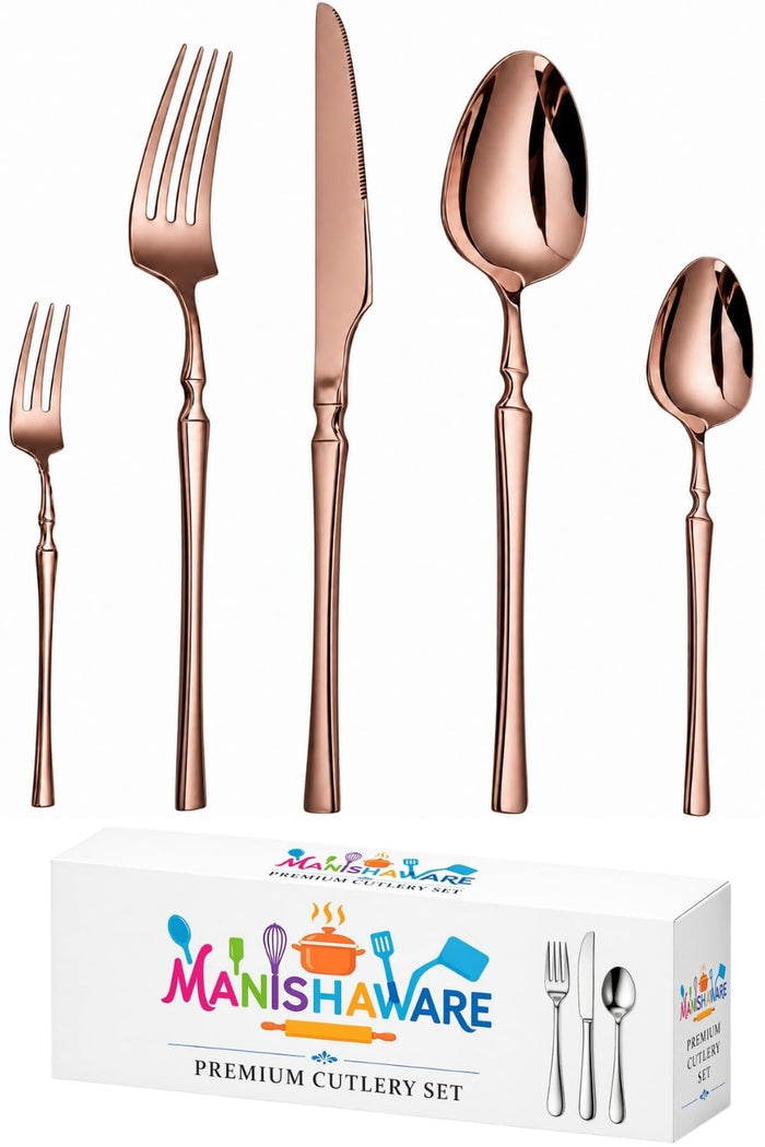 Rosegold Premium Cutlery Set Elegant Design