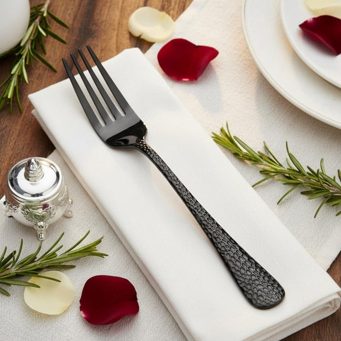 Black Dinner Fork Hammer Design