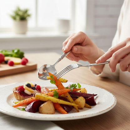Dinner Fork Spoon Elegant Design