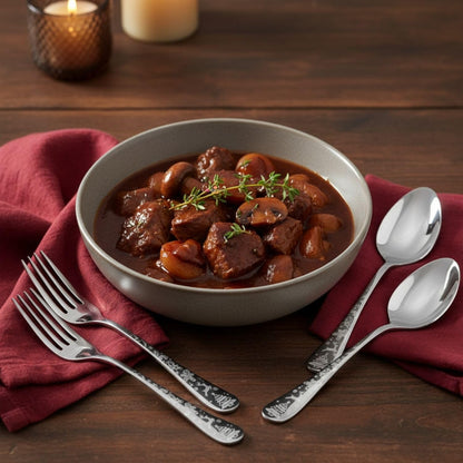 Dinner Fork Spoon Festive Design