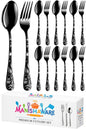 Dinner Fork Spoon Floral Design