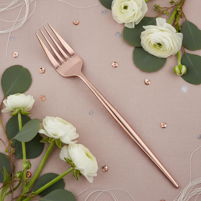 Rosegold Dinner Fork Slim Design