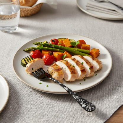 Dinner Fork Floral Design
