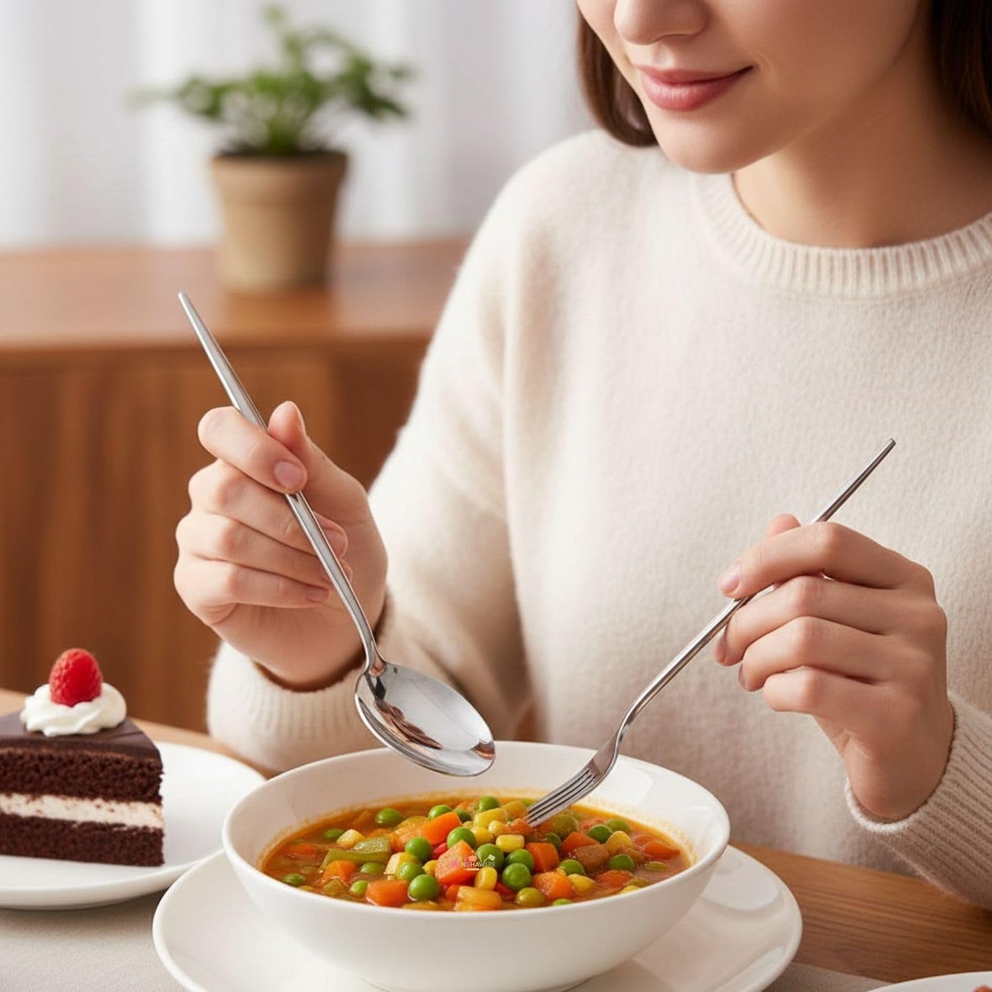 Dinner Fork Spoon Slim Design