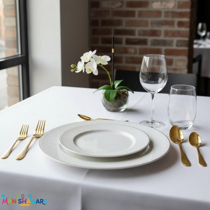 Gold Premium Cutlery Set Hammer Design