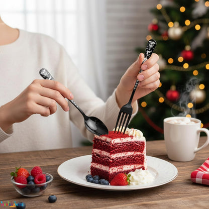 Premium Cutlery Set Festive Design