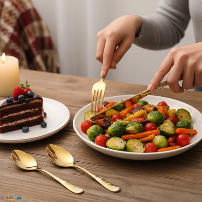Premium Cutlery Set Festive Design
