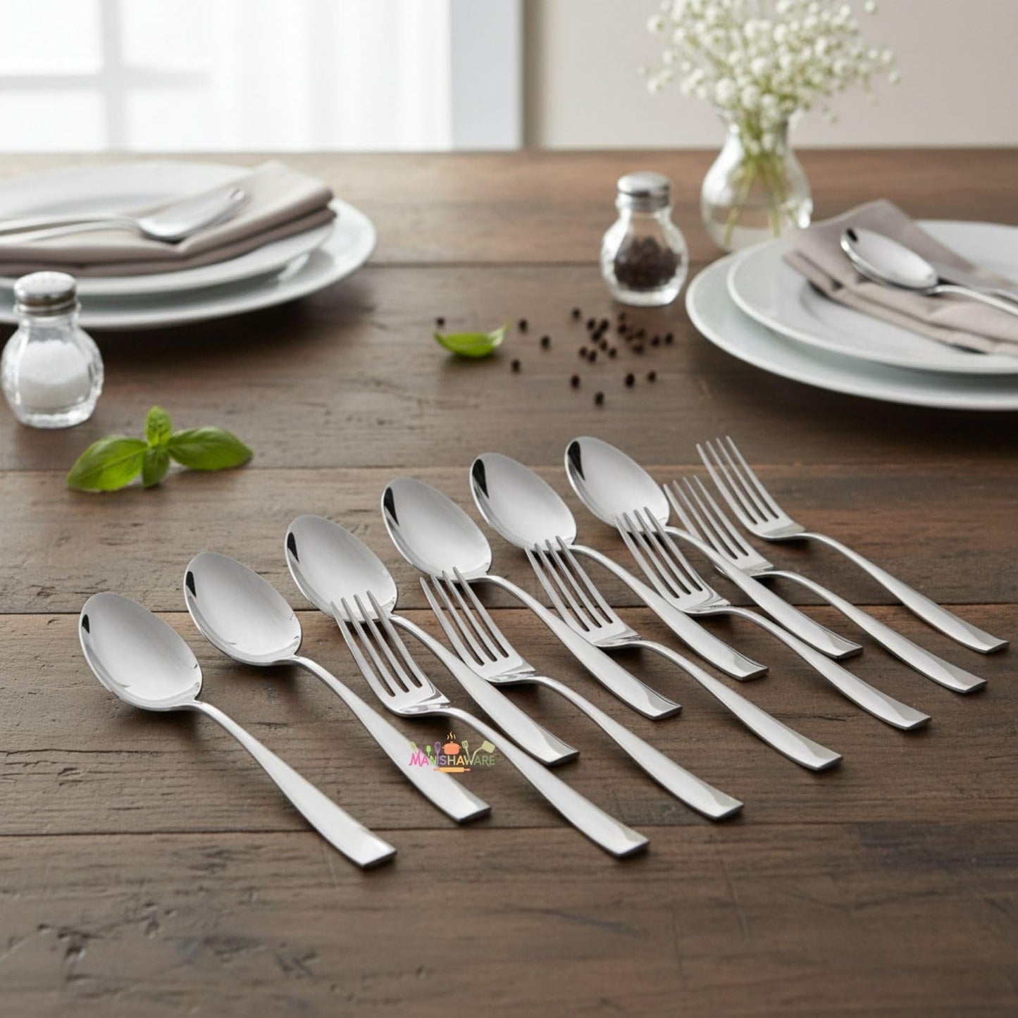 Dinner Fork Spoon Mirror Design