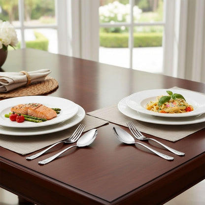 Dinner Fork Spoon Floral Design