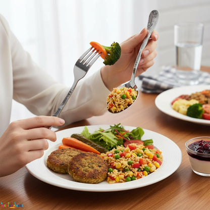 Premium Cutlery Set Floral Design