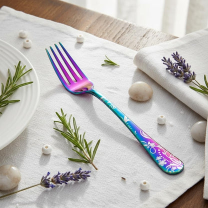 Dinner Fork Floral Design