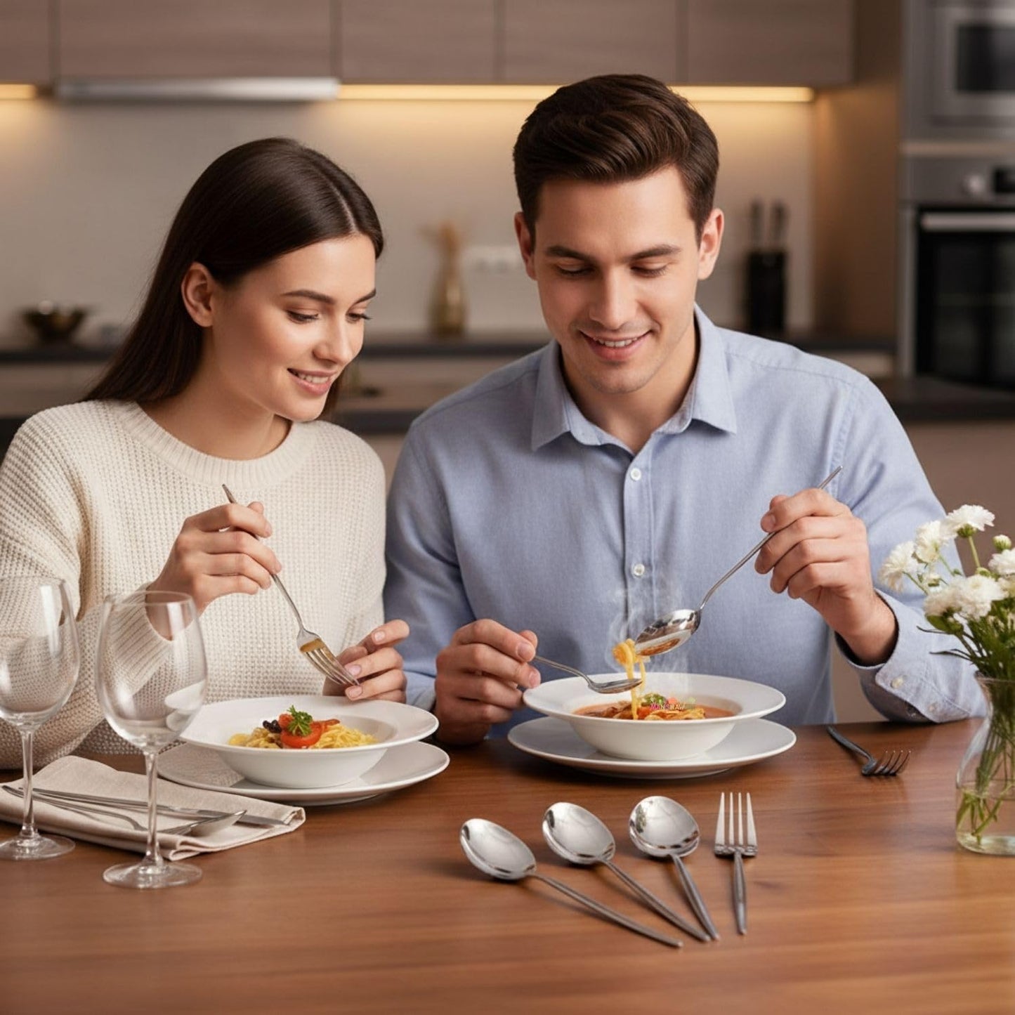 Dinner Fork Spoon Slim Design