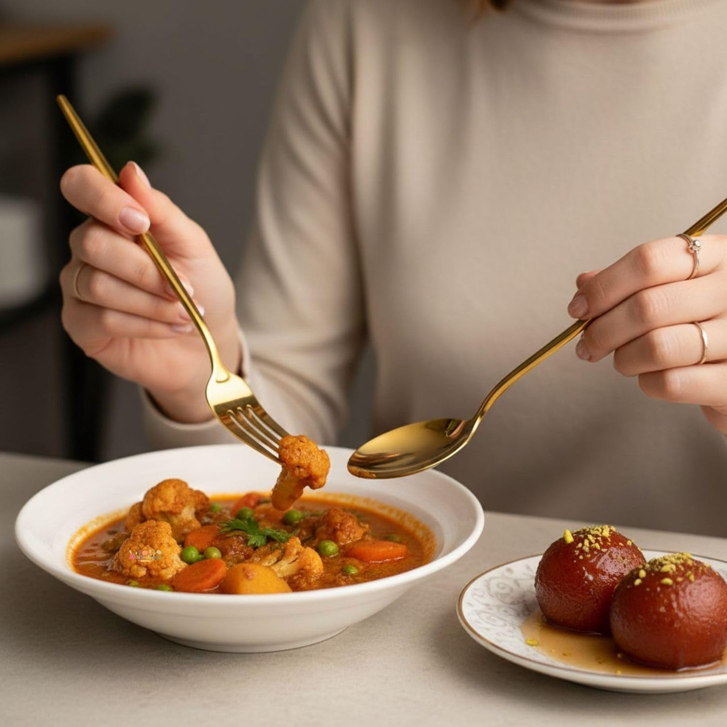Dinner Fork Spoon Slim Design