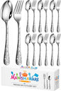 Dinner Fork Spoon Floral Design