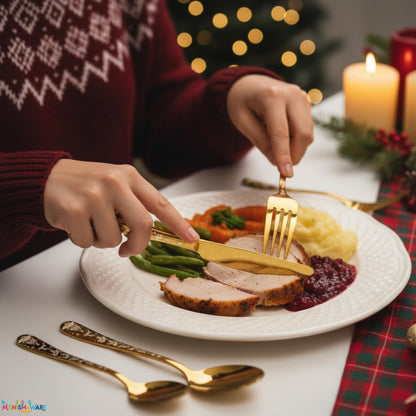 Premium Cutlery Set Festive Design