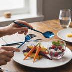 Blue Slim stainless steel cutlery set, 20 Pcs, a perfect wedding, housewarming, corporate and festival gift