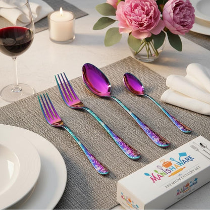 Essential Cutlery Set Floaral Design