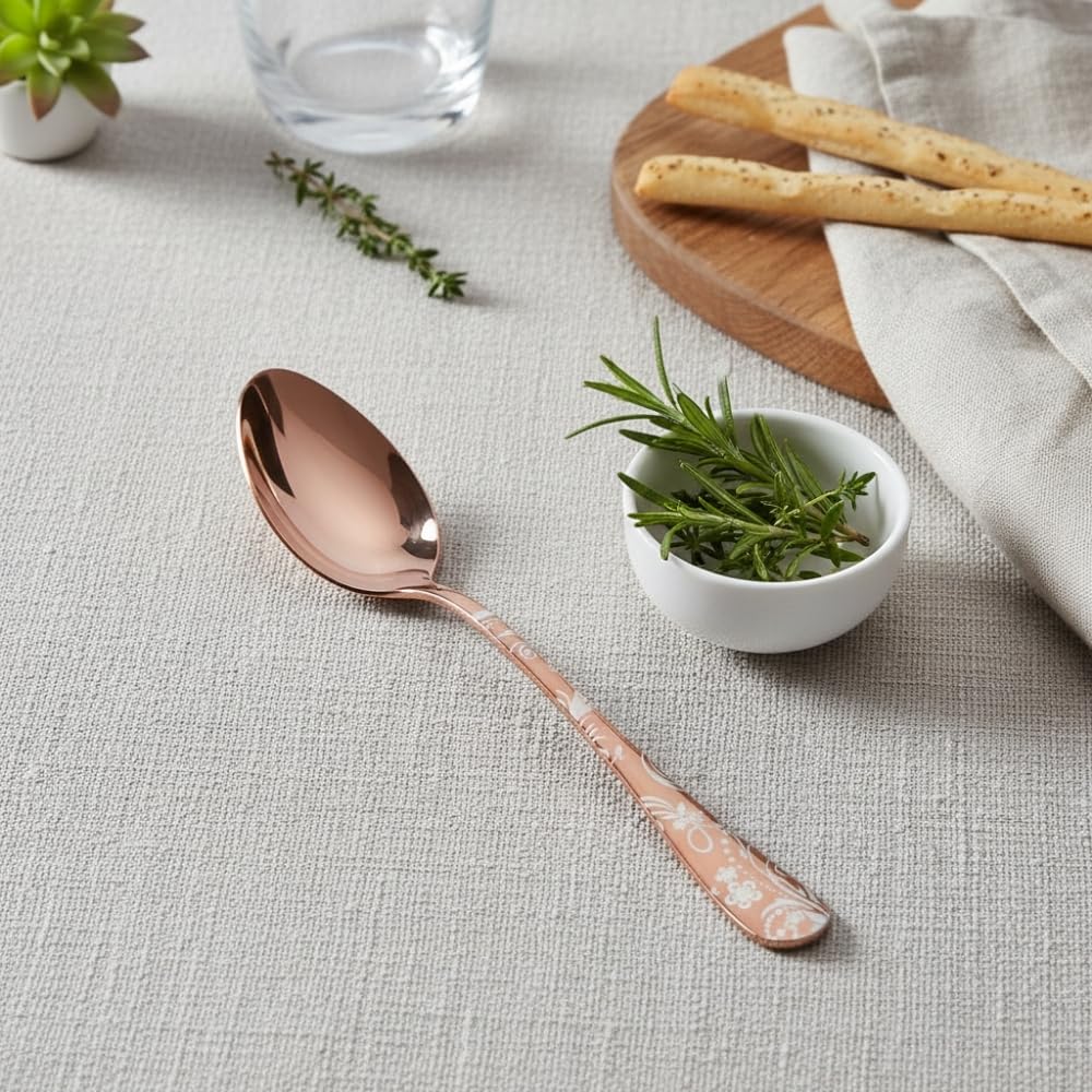 Manishaware Floral Stainless Steel Cutlery Set