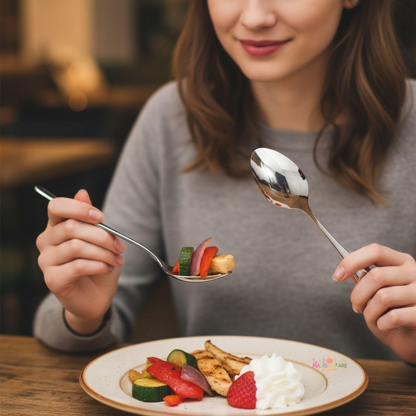 Dinner Fork Spoon Mirror Design