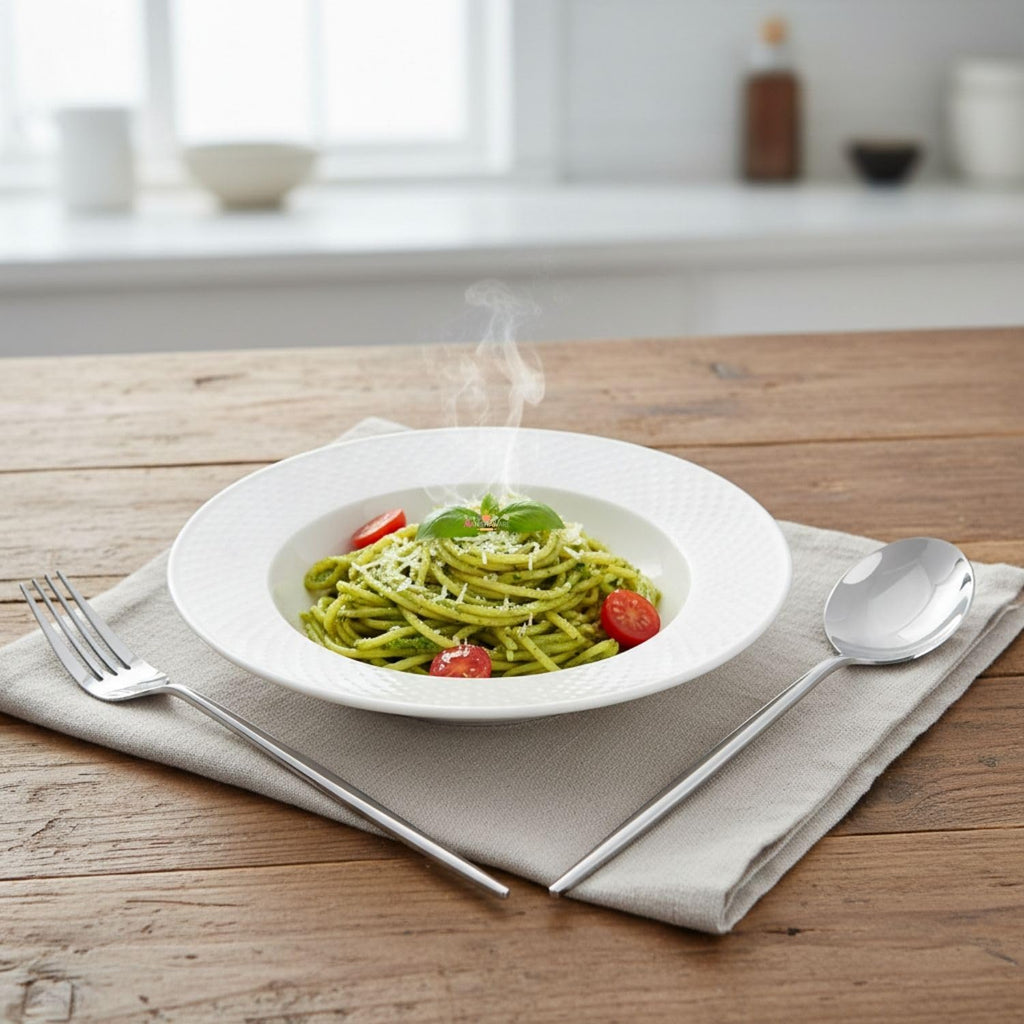 Silver Slim spoon and fork set, rust resistant stainless steel, a perfect wedding, housewarming, corporate and festival gift