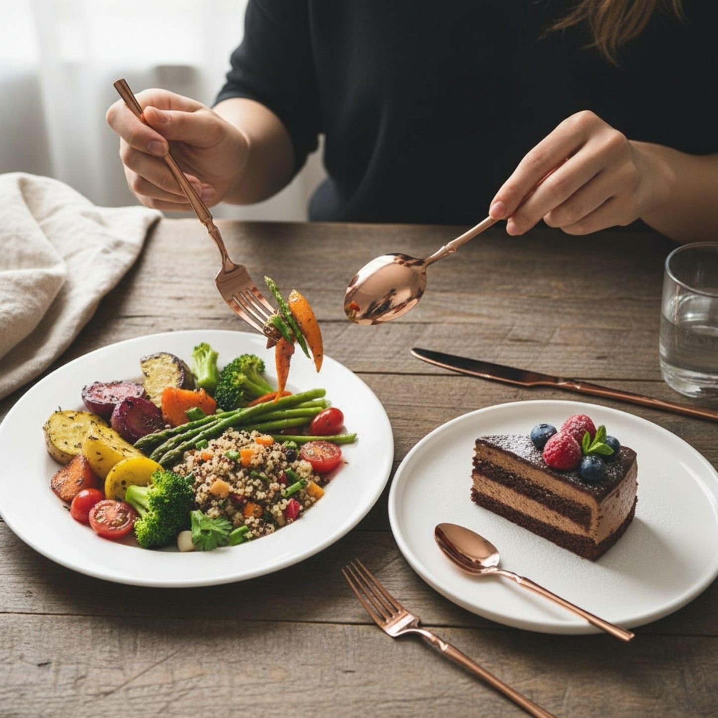 Dinner Fork Spoon Elegant Design