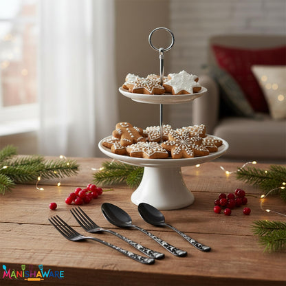 Premium Cutlery Set Festive Design